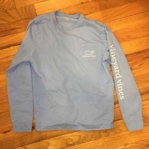 Women's Small Blue Vineyard Vines Long Sleeve